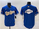 Men's Los Angeles Dodgers Team Big Logo Royal 2025 Gold Collection Limited Stitched Jersey,baseball caps,new era cap wholesale,wholesale hats